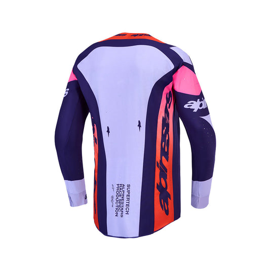 Alpinestars Supertech Dyna Jersey Light Violet/Deep Purple/Pink Fluoro