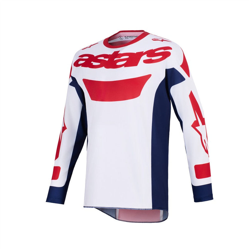 Load image into Gallery viewer, Alpinestars Racer Riway Jersey White/Blue/Red
