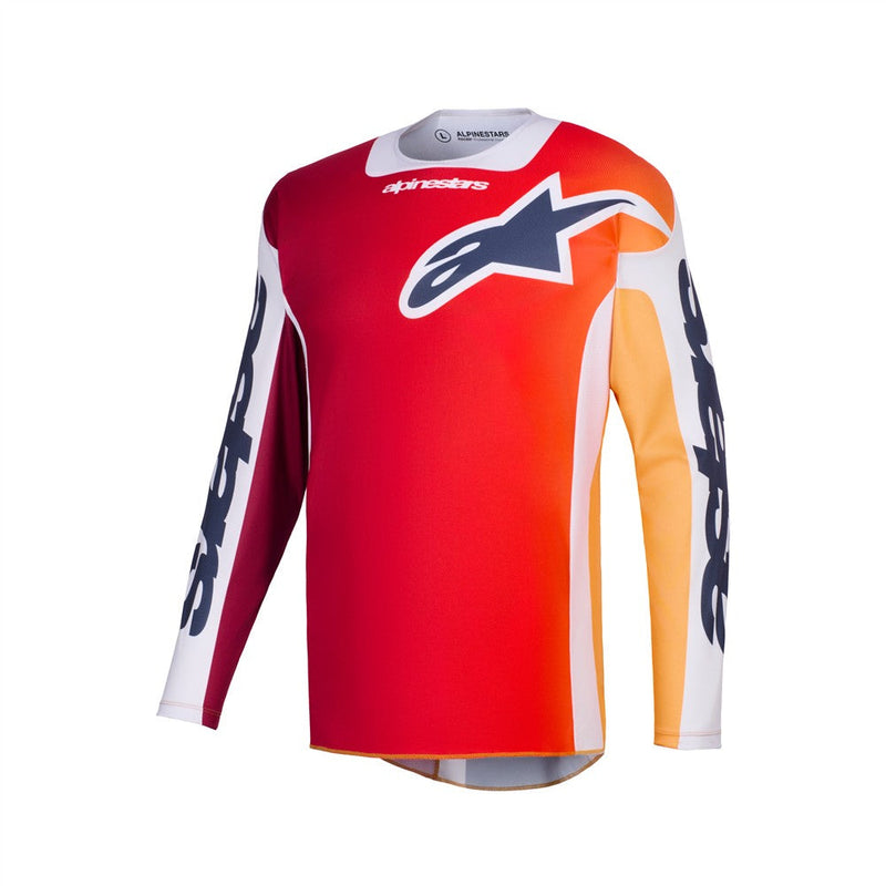 Load image into Gallery viewer, Alpinestars Racer Portl Jersey Red/Light Gray/Dark Gray
