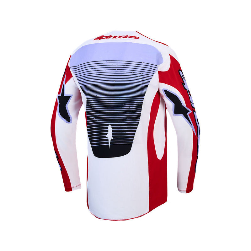 Load image into Gallery viewer, Alpinestars Techstar Maven Jersey Fire Red/White/Lavender/Black
