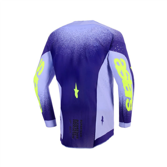 Alpinestars Supertech Scenz Jersey Purple/Yellow Fluoro