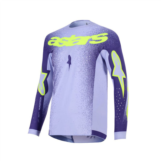Alpinestars Supertech Scenz Jersey Purple/Yellow Fluoro