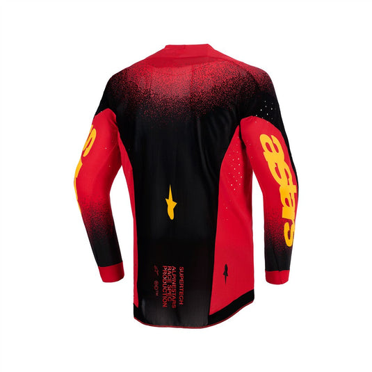 Alpinestars Supertech Scenz Jersey Red/Black/Yellow