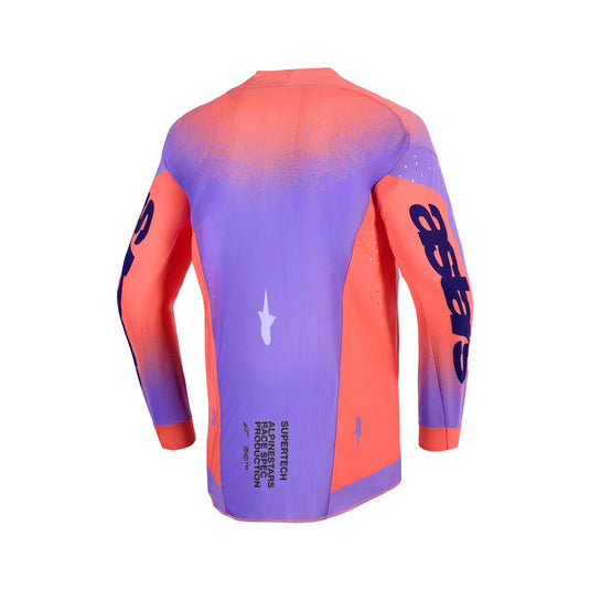 Alpinestars Supertech Scenz Jersey Hot Coral/Purple