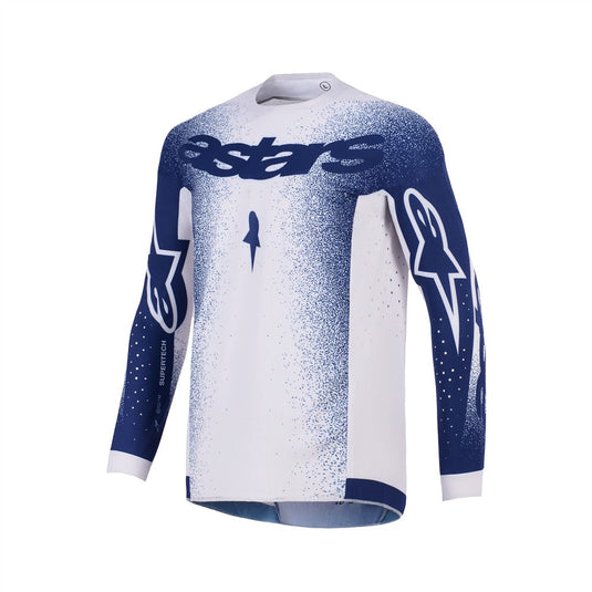 Alpinestars Supertech Scenz Jersey Light Gray/Dark Blue