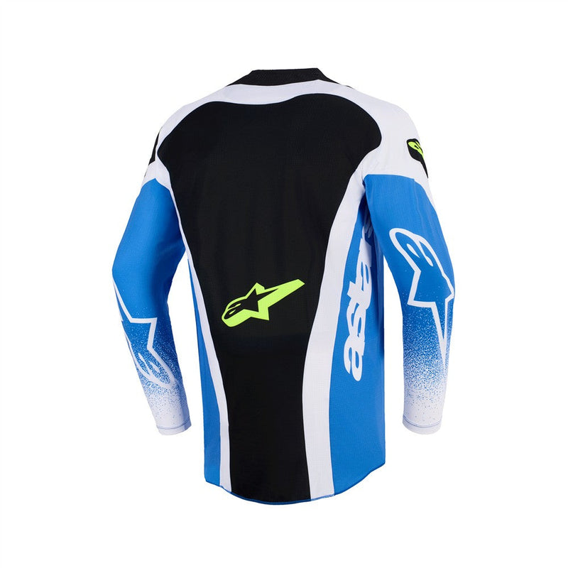 Load image into Gallery viewer, Alpinestars Techstar Knif Jersey UCLA Blue/Black/Yellow Fluoro
