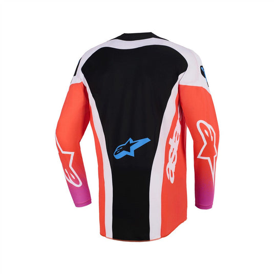 Alpinestars Techstar Knif Jersey Light Gray/Orange Fluoro/Black