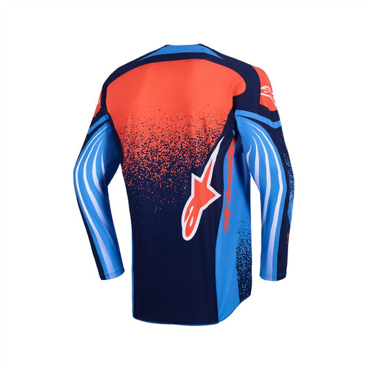 Alpinestars Techstar Nomur Jersey Dark Navy/Orange/UCA Blue