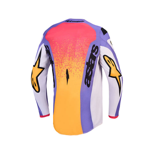 Alpinestars Fluid Drag Jersey Light Lilac/Blue Iris/Gold