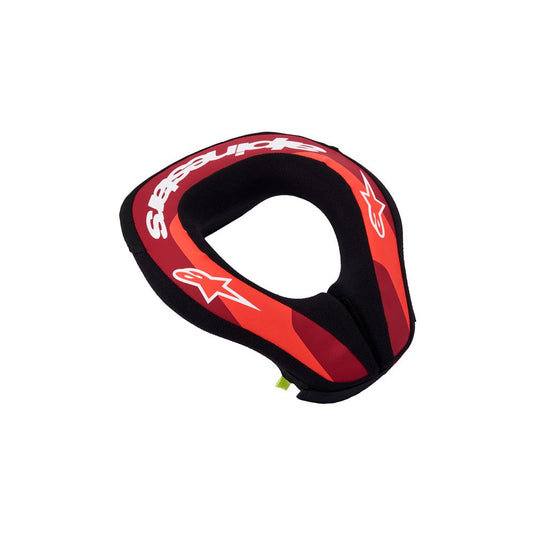 Alpinestars Sequence Youth Neck Roll Red Fluoro/Metallic Red/White