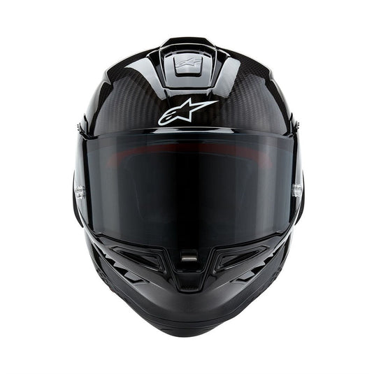 Alpinestars Supertech R10 Helmet Solid Black Carbon Matte/Gloss