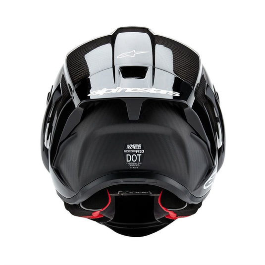 Alpinestars Supertech R10 Helmet Solid Black Carbon Matte/Gloss