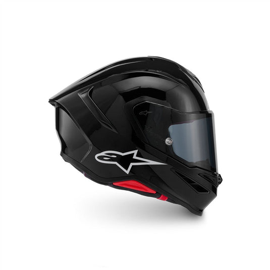 Alpinestars Supertech R7 Helmet Solid Black Gloss