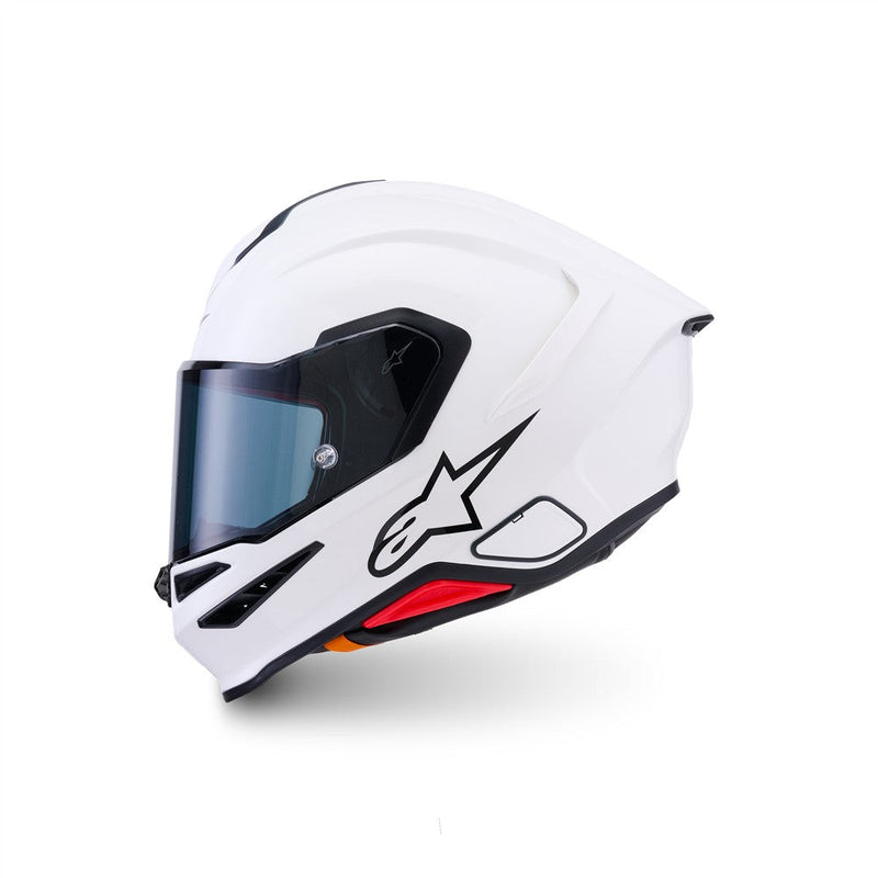 Load image into Gallery viewer, Alpinestars Supertech R7 Helmet Solid White Gloss
