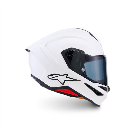 Alpinestars Supertech R7 Helmet Solid White Gloss