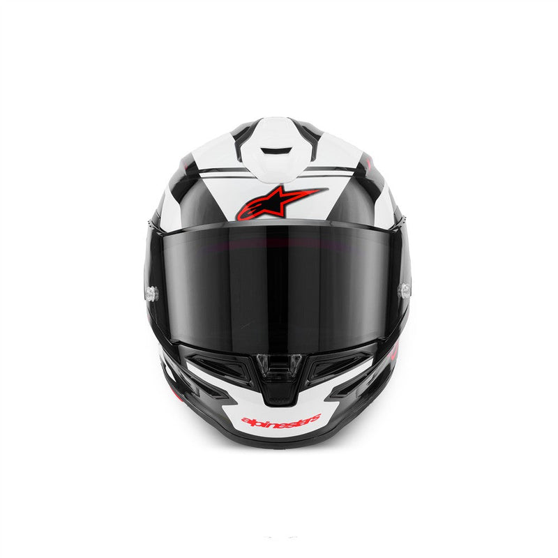 Load image into Gallery viewer, Alpinestars Supertech R7 Helmet A-Core Black/White/Red Gloss
