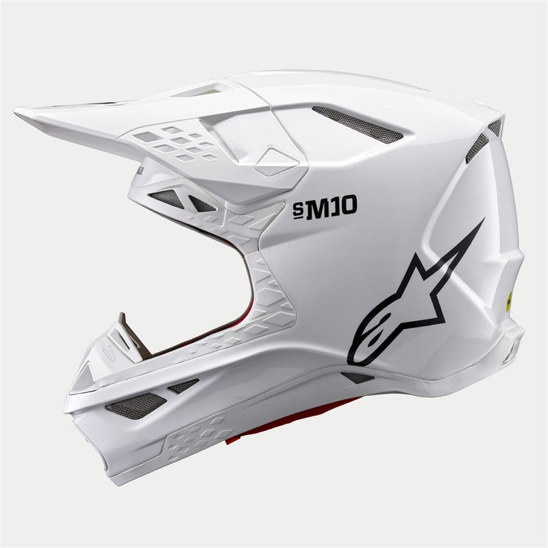 Load image into Gallery viewer, Alpinestars Supertech S-M10 Solid White Gloss
