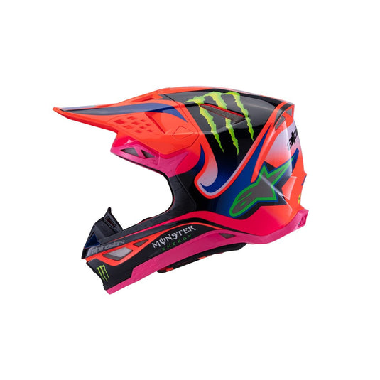 Alpinestars Supertech S-M10 Monster Orange Fluoro/Purple/Pink Fluoro Gloss