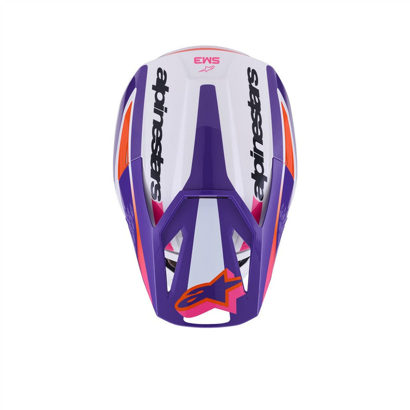 Load image into Gallery viewer, Alpinestars S-M3 Heat Helmet White/Purple/Pink Gloss
