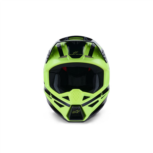 Alpinestars S-M3 Heat Helmet Yellow Fluoro/Black Gloss