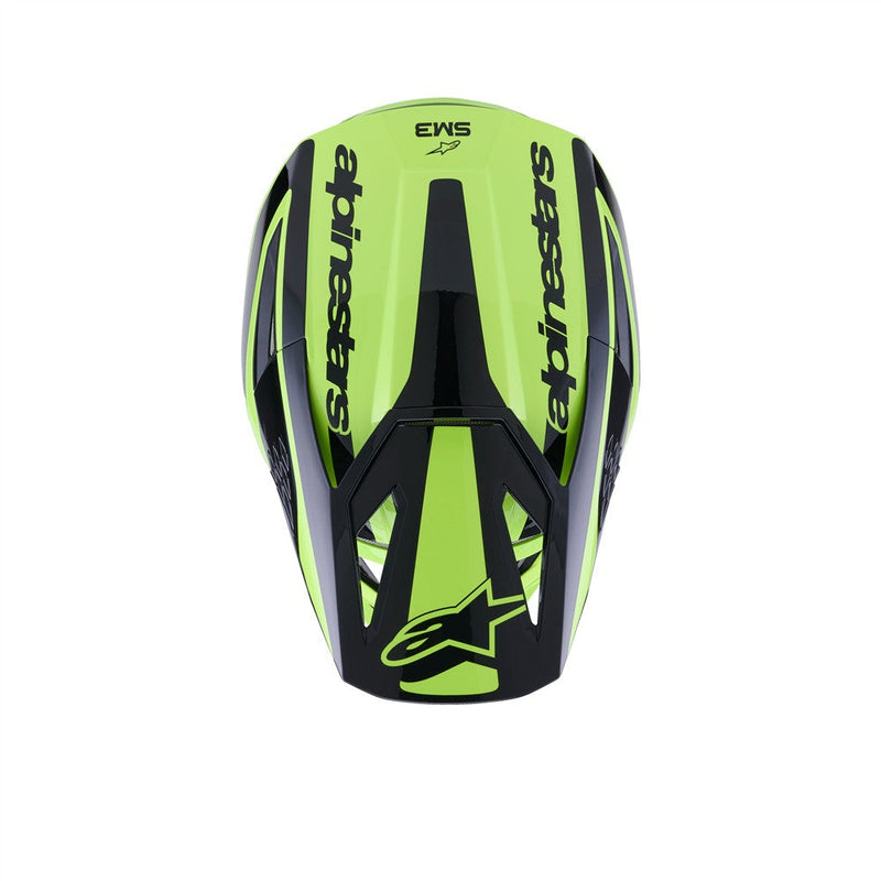 Load image into Gallery viewer, Alpinestars S-M3 Heat Helmet Yellow Fluoro/Black Gloss

