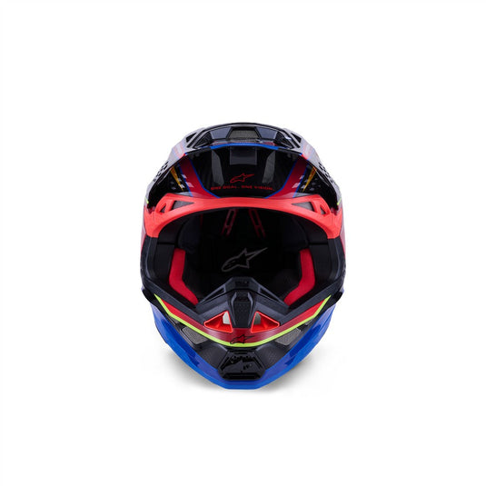 Alpinestars upertech -M10 Helmet Era Blue/Red/Yellow Fluoro Gloss