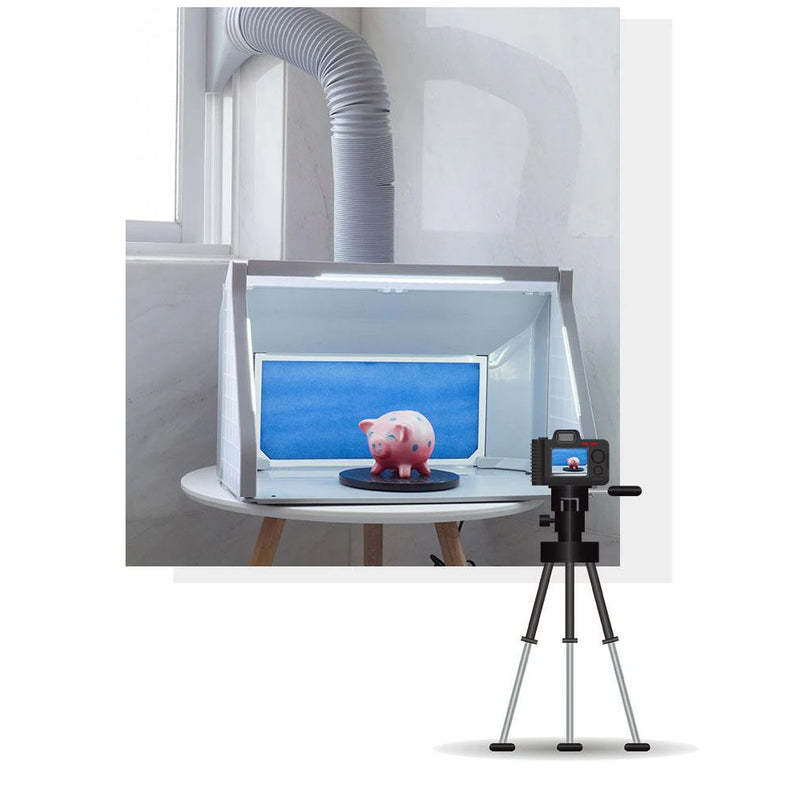 Load image into Gallery viewer, FORMULA AIRBRUSH LARGE SPRAY BOOTH WITH LIGHTS AND EXHAUST

