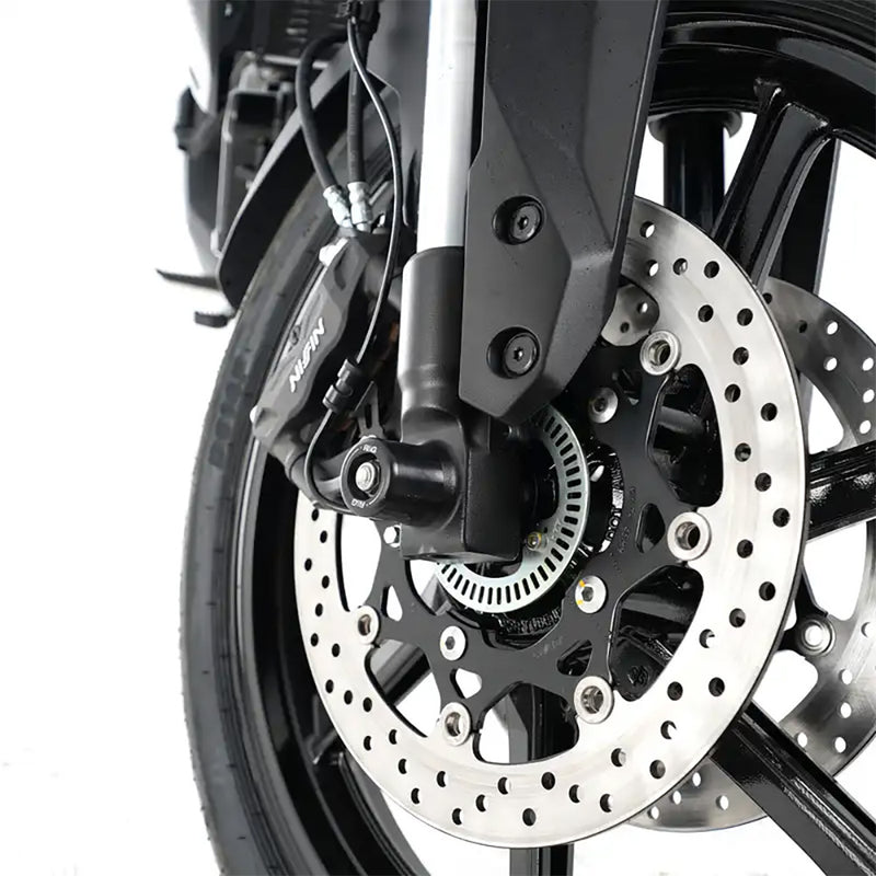 Load image into Gallery viewer, Fork Protectors for BMW R 1300 GS 23-- BMW R 1300 GS Adventure 24- Black R&amp;G
