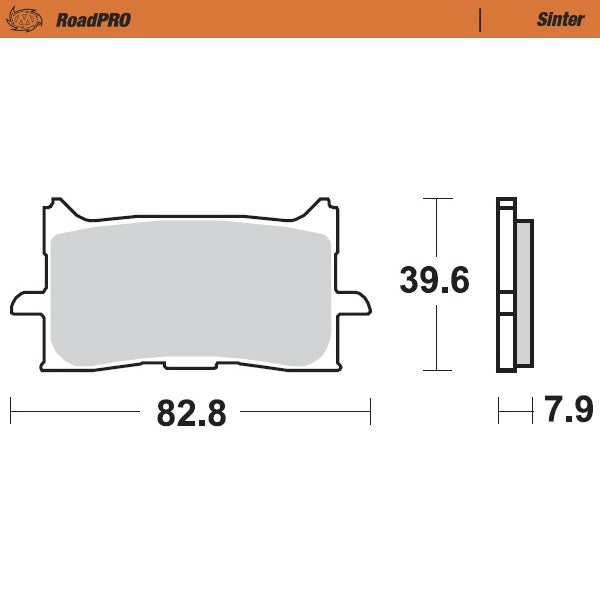 Load image into Gallery viewer, BRAKE PADS MOTO MASTER FRONT ROAD PRO SINTERED HONDA CB125R CB300R CB650R CBR650R CRF1000L CRF1100L
