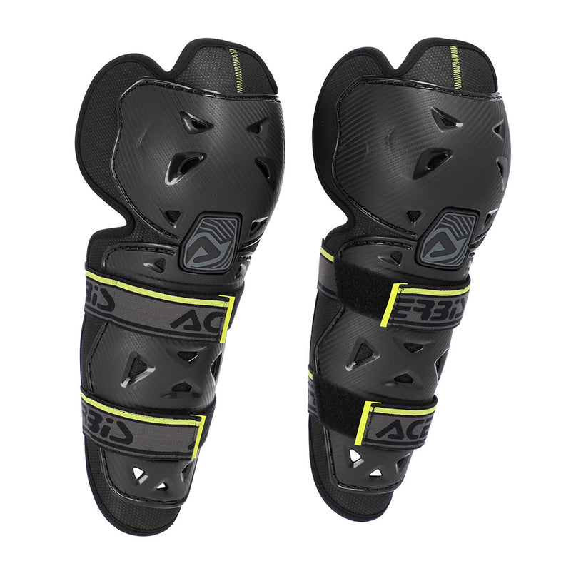 Load image into Gallery viewer, ACERBIS Profile 2 Knee Guards - Black Yellow
