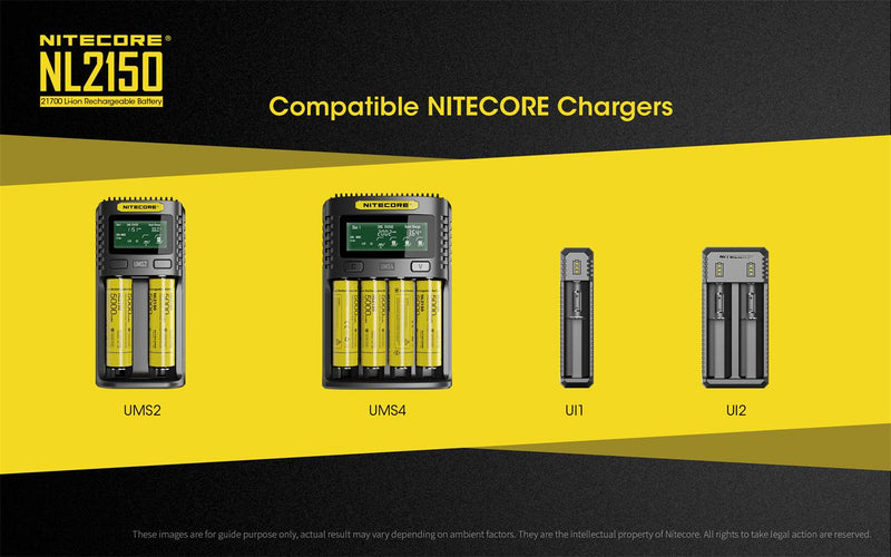 Load image into Gallery viewer, NITECORE 5000MAH RECHARGEABLE 21700 LI-ION BATTERY
