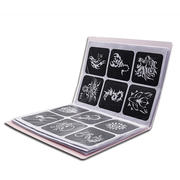 Load image into Gallery viewer, FORMULA AIRBRUSH WATERPROOF STENCIL BOOK 20PG
