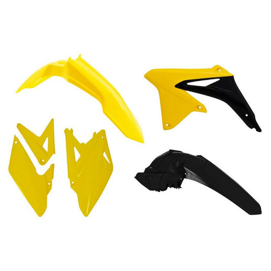 PLASTICS KIT RTECH 4 PIECE OEM COLOURS SUZUKI RMX450 10-19