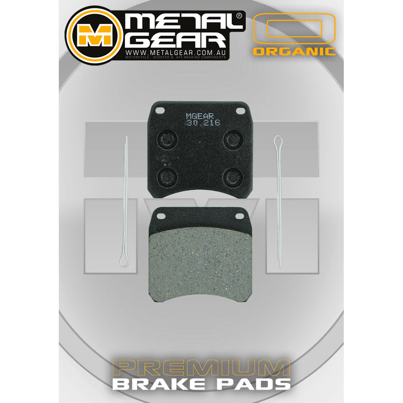 Load image into Gallery viewer, METAL GEAR BRAKE PADS - ORGANIC
