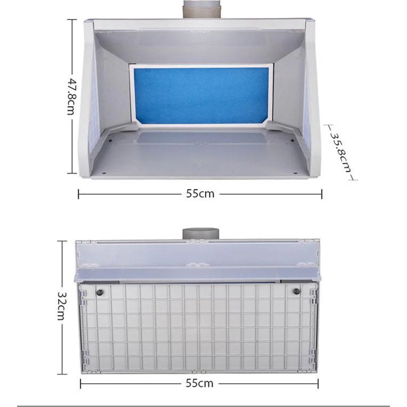 Load image into Gallery viewer, FORMULA AIRBRUSH LARGE SPRAY BOOTH WITH LIGHTS AND EXHAUST
