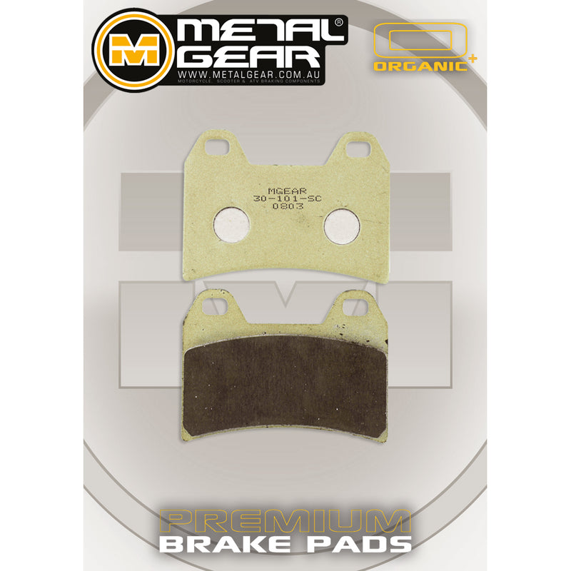 Load image into Gallery viewer, BRAKE PADS FRONT METAL GEAR ORGANIC
