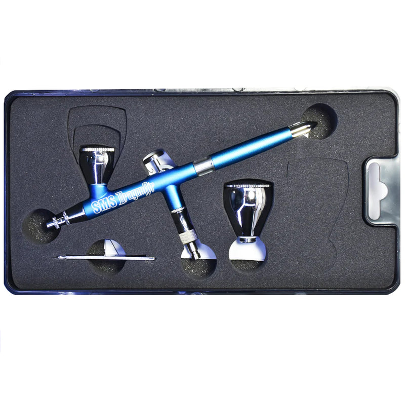 Load image into Gallery viewer, SCALE MODELLERS SUPPLY DRAGONAIR AIRBRUSH 0.2MM BLUE
