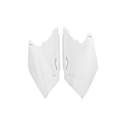 SIDE PANELS RTECH WHITE KAWASAKI KX250F 04-05 SUZUKI RMZ250 04-06