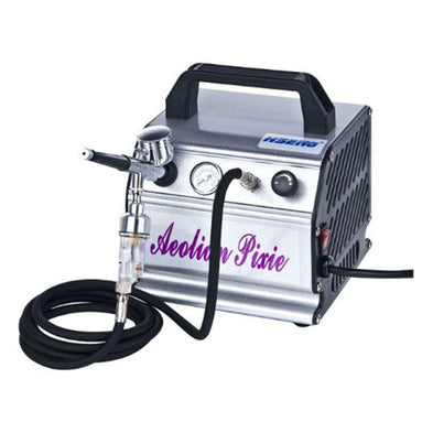 Load image into Gallery viewer, FORMULA GRAVITY AIRBRUSH KIT WITH 1/6HP COMPRESSOR

