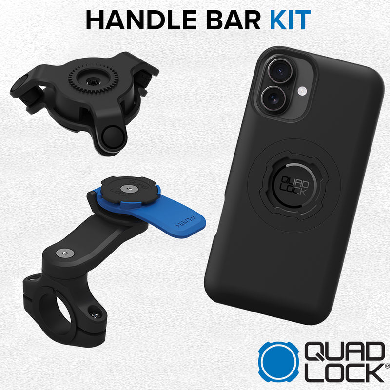 Load image into Gallery viewer, iPhone 16 Plus Handlebar Mount Kit Quad Lock
