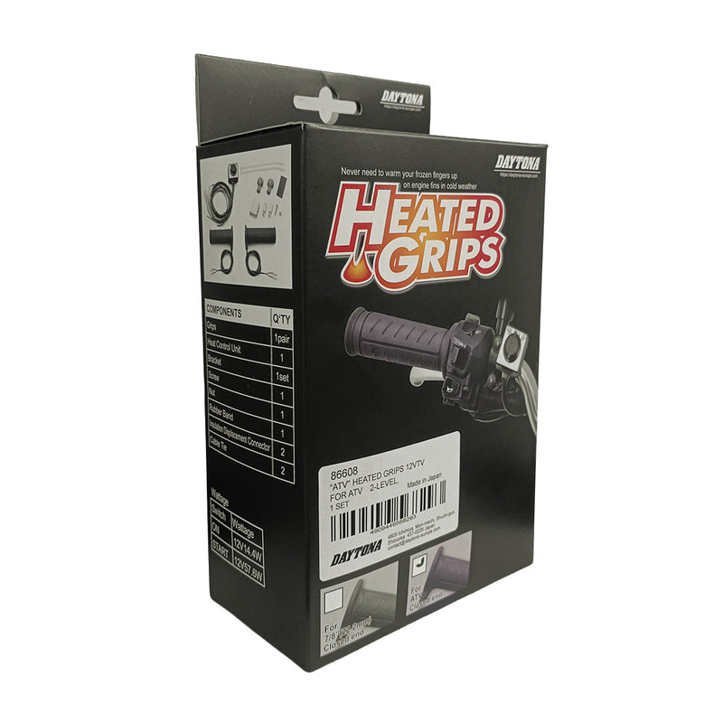 Load image into Gallery viewer, 86608 Daytona ATV Heated Grips - 2 Level - Closed End
