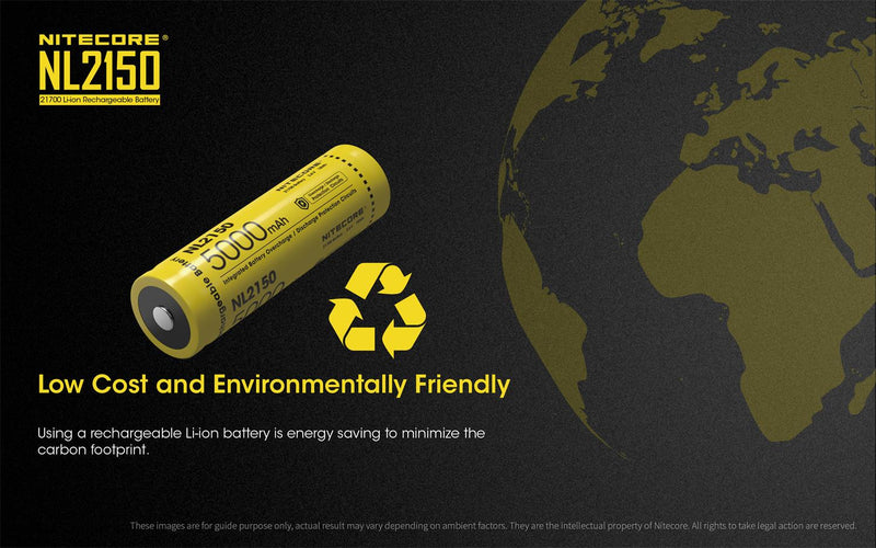 Load image into Gallery viewer, NITECORE 5000MAH RECHARGEABLE 21700 LI-ION BATTERY
