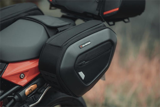 SW MOTECH PRO BLAZE SADDLEBAGS PRO1680D BALLISTIC NYLON BLACK IN PAIRS