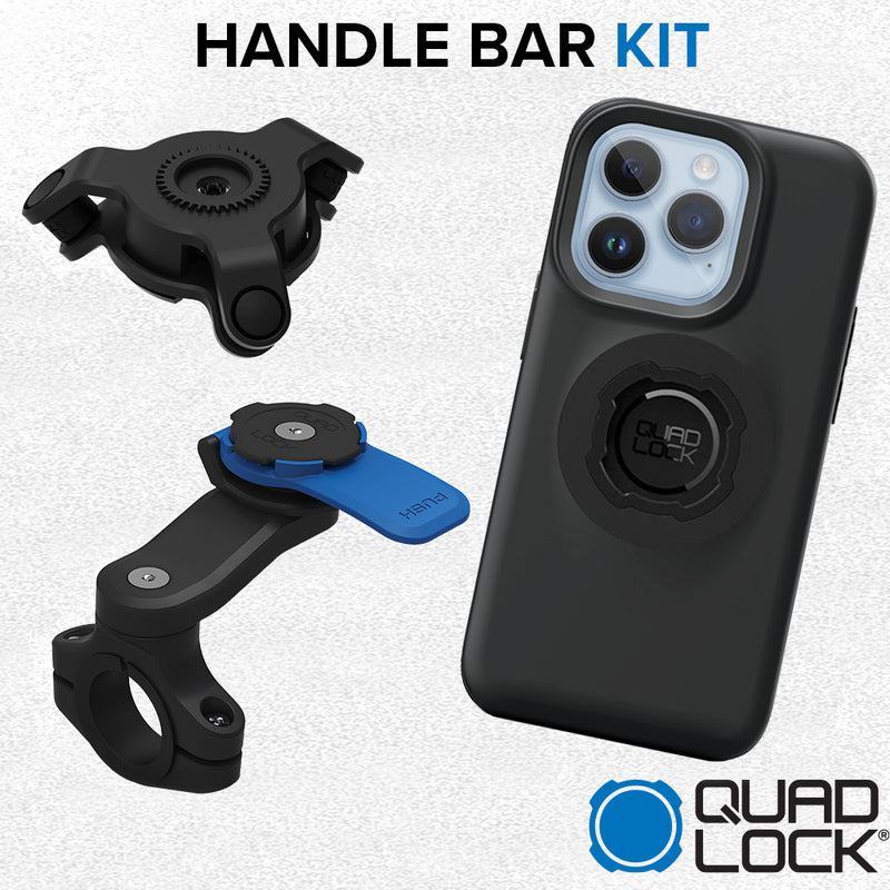 Load image into Gallery viewer, iPhone 14 Pro Handlebar Mount Kit Quad Lock
