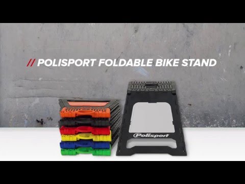 Load and play video in Gallery viewer, Polisport Folding Bike Stand - Orange
