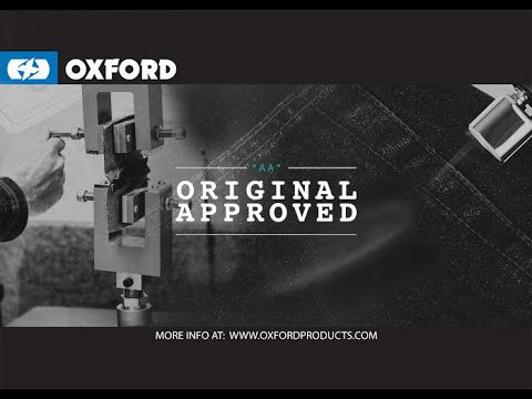 Load and play video in Gallery viewer, Oxford Original CE Armourlite Straight Jean - Black (Long-34L)
