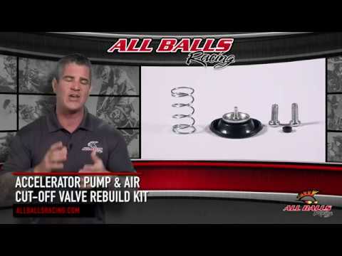 Load and play video in Gallery viewer, All Balls Racing Accelerator Pump Rebuild Kit (46-3009)
