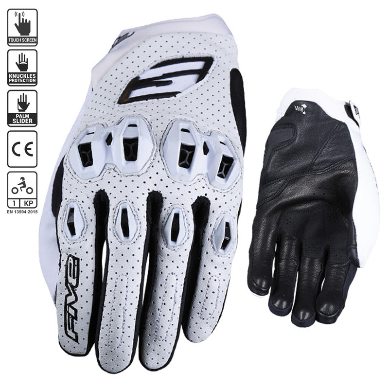 Load image into Gallery viewer, Stunt EVO2 Leather Vented White
