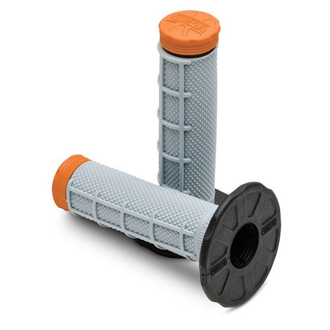 Load image into Gallery viewer, MX Tri Density Grips - Half Waffle - Orange
