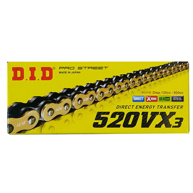 Load image into Gallery viewer, DID Chain 520/525/530 VX3 Steel
